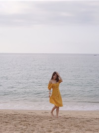 黑川 - NO.070 海岛之旅真爱版-黄色连衣裙(1)